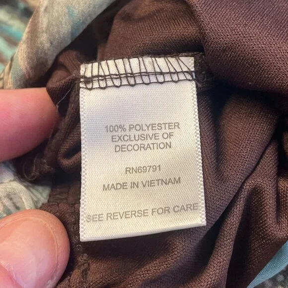 Vintage Boho Lace Trim Top Womens 18 20 Peplum Floral Feminine Flutter Sleeve - Picture 11 of 16